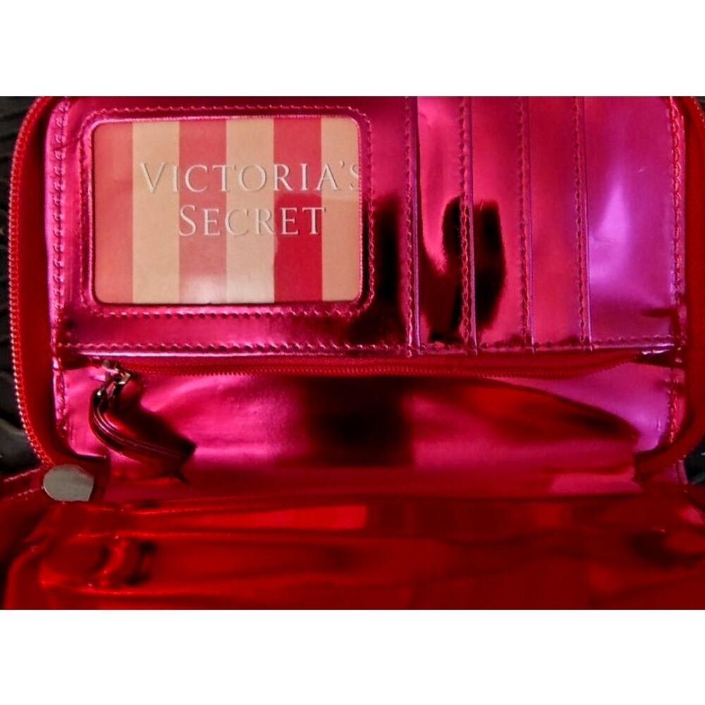 VICTORIA'S SECRET HOT PINK CLUTCH WRISTLET WALLET AND OTHER ACCESSORIES - Picture 13 of 13